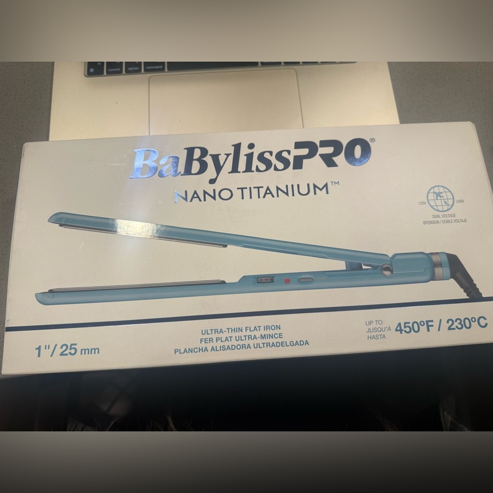 Babyliss Pro straightener 1 inch